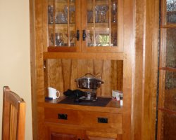 Cherry Corner Cabinet