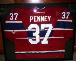 Custom shadow box framed jersey