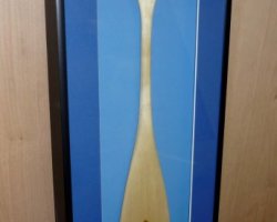 Custom shadow box framed paddle